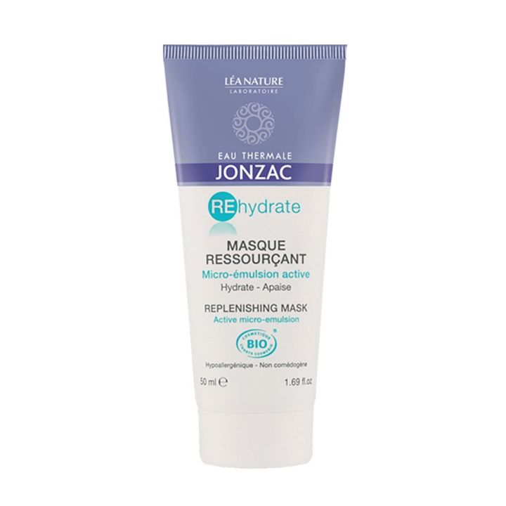 Eau Thermale Jonzac Masque ressour&ccedil;ant REhydrate L&eacute;a Nature - tube de 50 ml