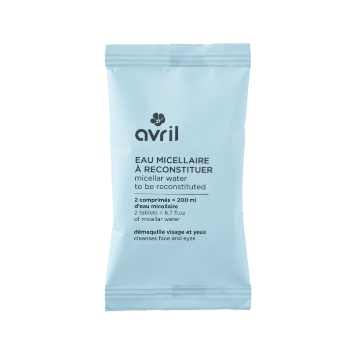 Eau micellaire &agrave; reconstituer Avril - 3 comprim&eacute;s pour 150ml