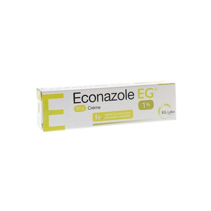 Econazole EG cr&egrave;me 1 % EG Labo - tube de 30g
