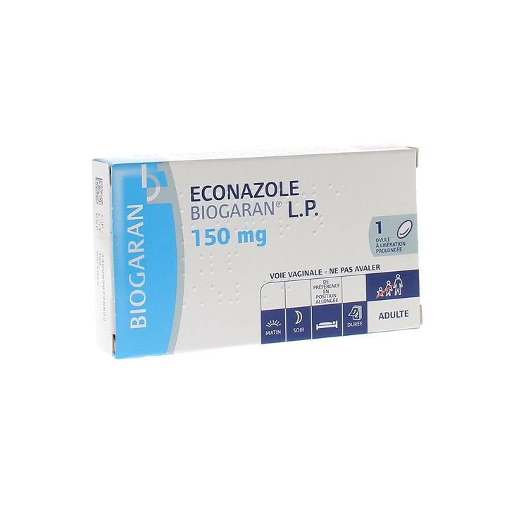 Econazole L.P 150mg Biogaran - bo&icirc;te de 1 ovule