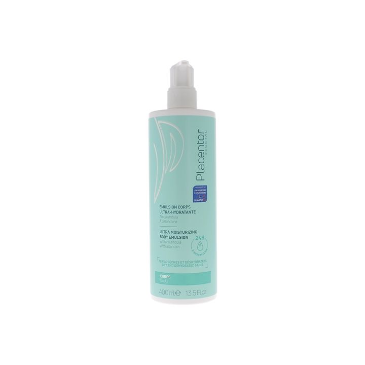 Emulsion corps ultra-hydratante Placentor v&eacute;g&eacute;tal - flacon-pompe de 400 ml
