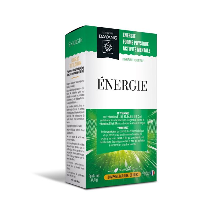 Energie Dayang - bo&icirc;te de 30 comprim&eacute;s