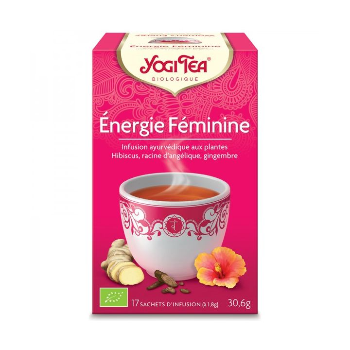 Energie f&eacute;minine BIO Yogi Tea - boite de 17 sachets 