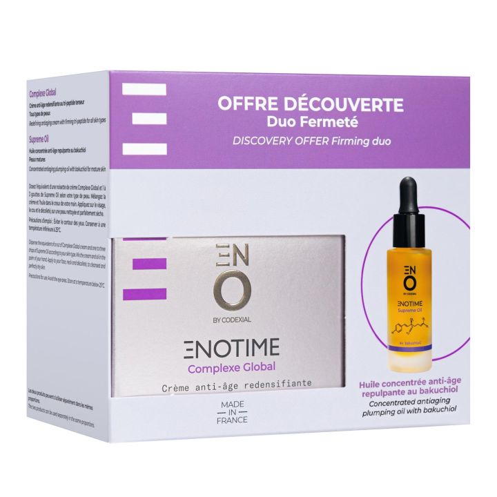 Eno Laboratoire Codexial ENOTIME Complexe Global +  Supreme Oil Duo Fermet&eacute; - coffret de 2 produits
