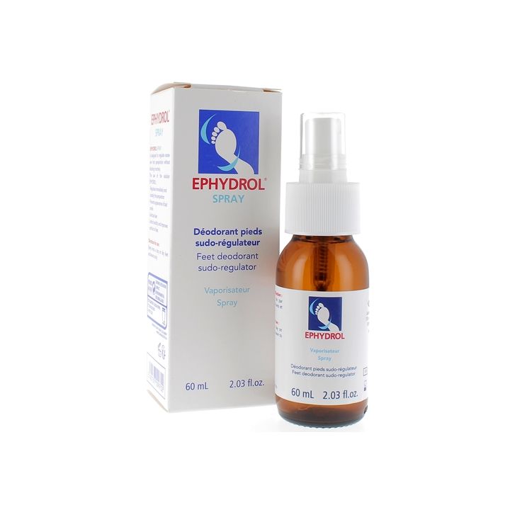 Ephydrol pedilane spray d&eacute;odorant pieds sudo-r&eacute;gulateur - spray de 60 ml