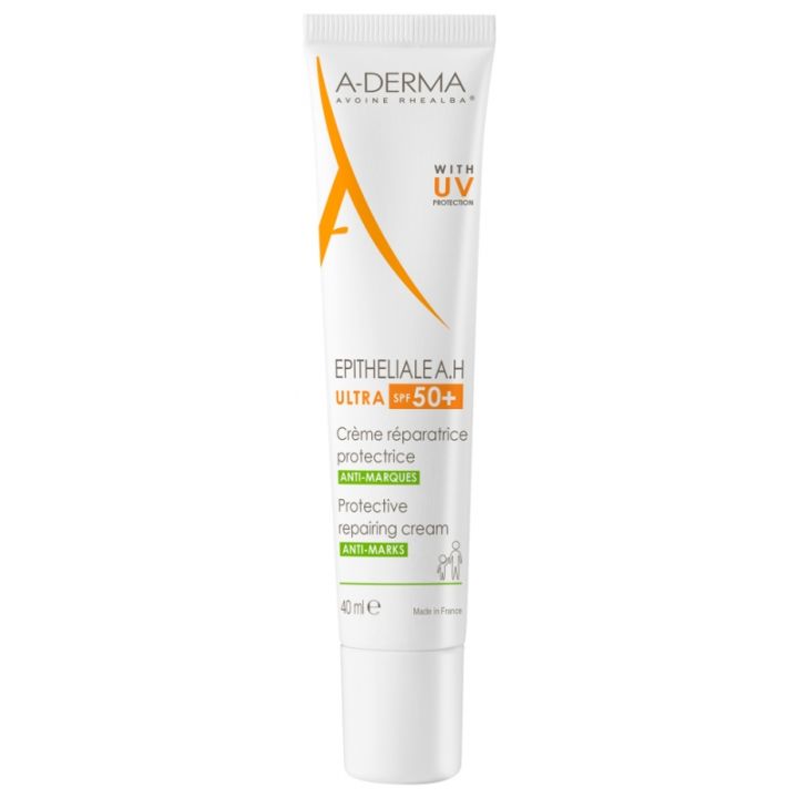 Epitheliale A.H Ultra Cr&egrave;me r&eacute;paratrice protectrice SPF50+ A-derma - tube de 40 ml