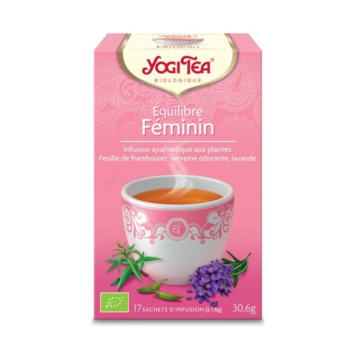 Equilibre f&eacute;minin BIO Yogi Tea - boite de 17 sachets 