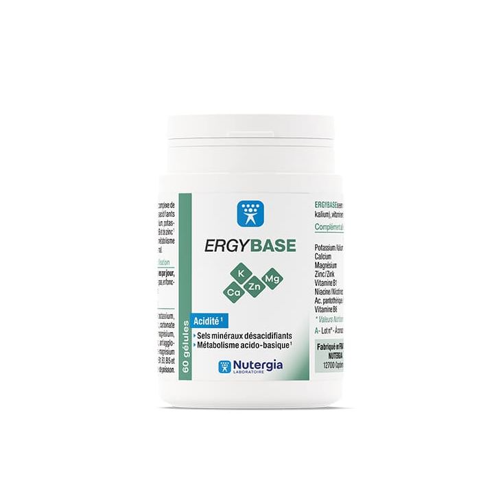 Ergybase Nutergia - 60 g&eacute;lules