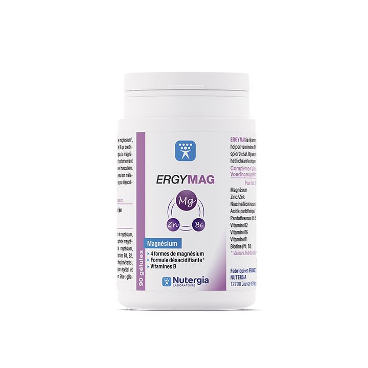 Ergymag Magn&eacute;sium Nutergia - bo&icirc;te de 180 g&eacute;lules