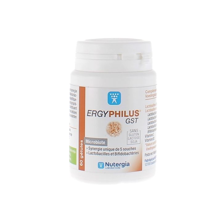 Ergyphilus GST Nutergia - pot de 60 g&eacute;lules