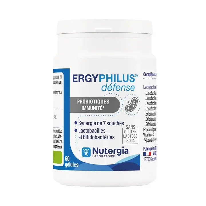 Ergyphilus D&eacute;fense Nutergia - pot de 60 g&eacute;lules