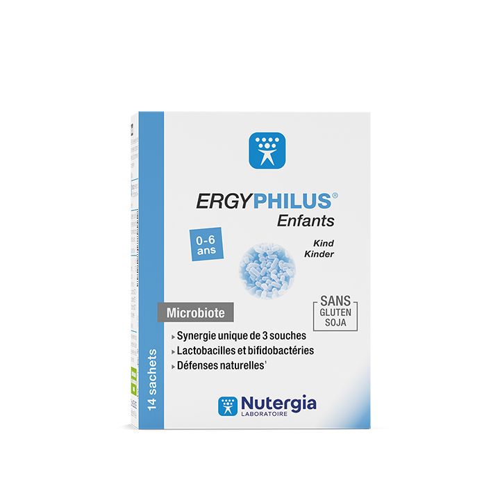 Ergyphilus enfants d&eacute;fenses naturelles Nutergia - bo&icirc;te de 14 sachets