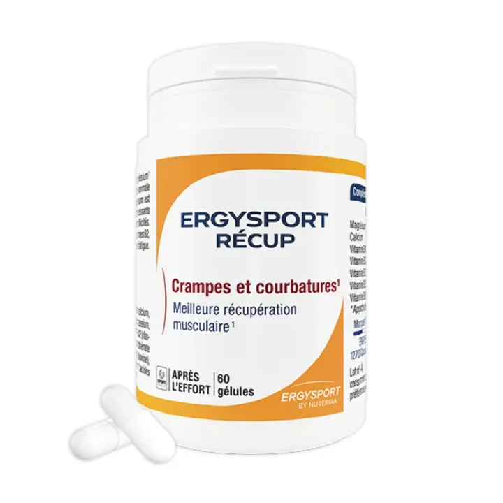 Ergysport r&eacute;cup Nutergia - pot de 60 g&eacute;lules