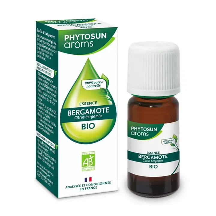 Essence bergamote bio Phytosun Ar&ocirc;ms - flacon de 10 ml