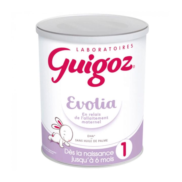 Evolia Lait 1er &acirc;ge jusqu'&agrave; 6 mois Guigoz - pot de 800 g