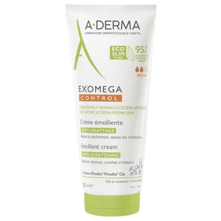 Exomega Control Cr&egrave;me &eacute;molliente A-Derma - tube de 200 ml
