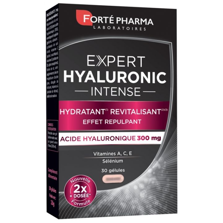 Expert Hyalutonic Intense Fort&eacute; Pharma - bo&icirc;te de 30 g&eacute;lules