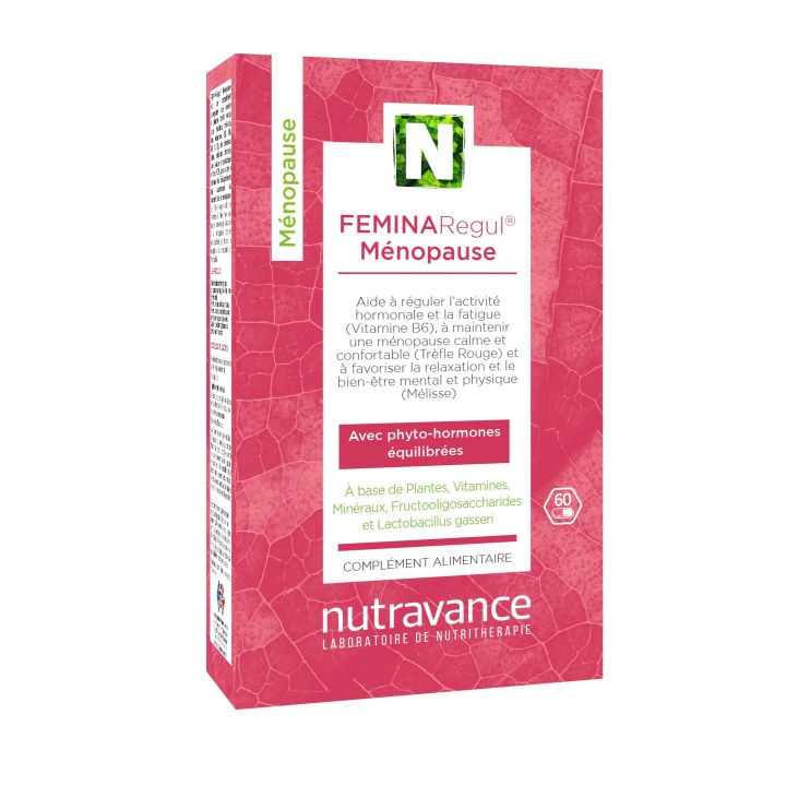 FEMINARegul M&eacute;nopause Nutravance - bo&icirc;te de 60 g&eacute;lules