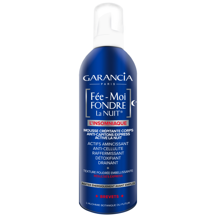 F&eacute;e-Moi Fondre La Nuit mousse cr&eacute;pitante minceur Garancia - tube de 400 ml