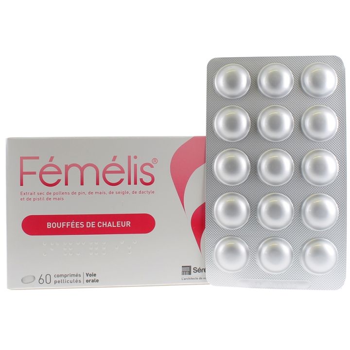 F&eacute;m&eacute;lis bouff&eacute;es de chaleur - 60 comprim&eacute;s pellicul&eacute;s