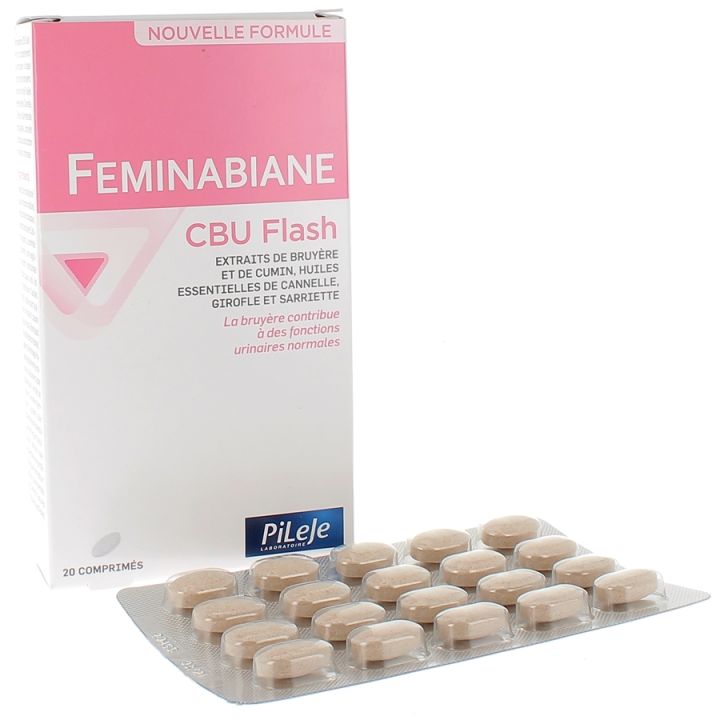 Feminabiane CBU Flash Pileje - boite de 20 comprim&eacute;s