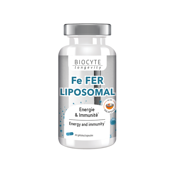 Fer FE Biocyte - boite de 30 g&eacute;lules micro-encapsul&eacute;s