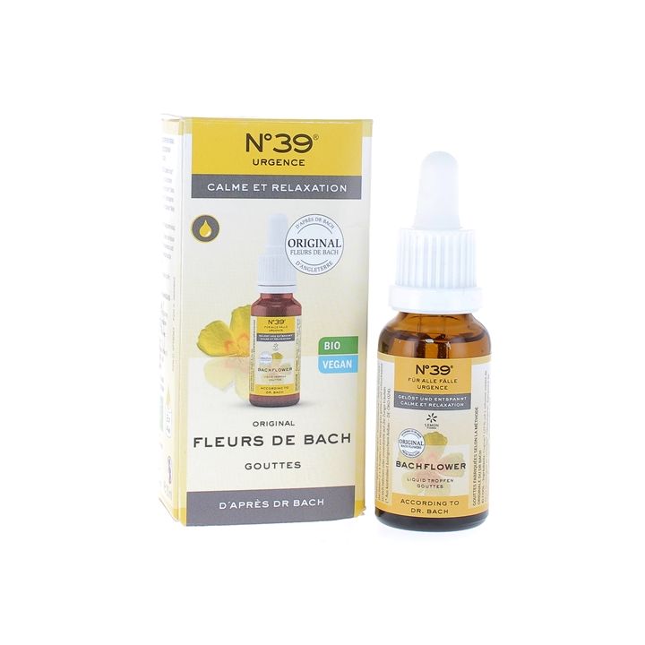 Fleurs de Bach calme et relaxation N&deg;39 Lemon pharma - flacon de 20ml