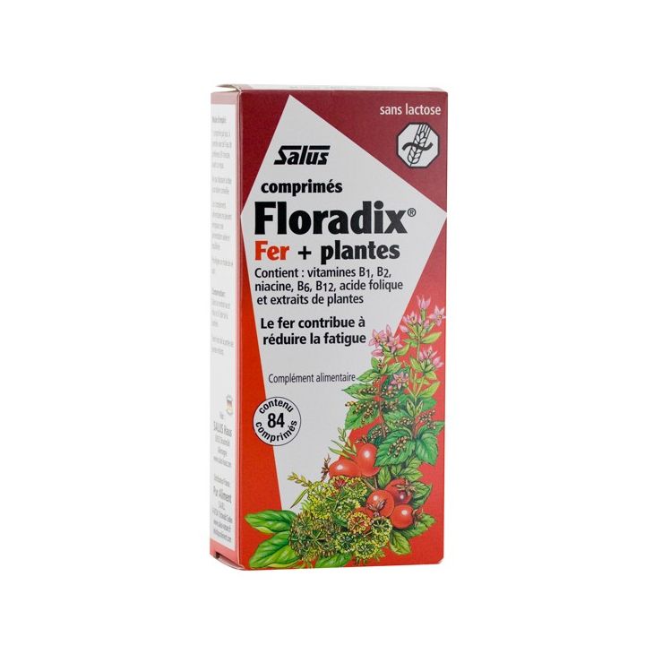 Floradix fer + plantes Salus - 84 comprim&eacute;s