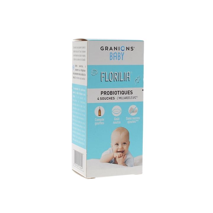 Florilia Sirop probiotiques b&eacute;b&eacute; Granions - flacon compte-gouttes de 8ml