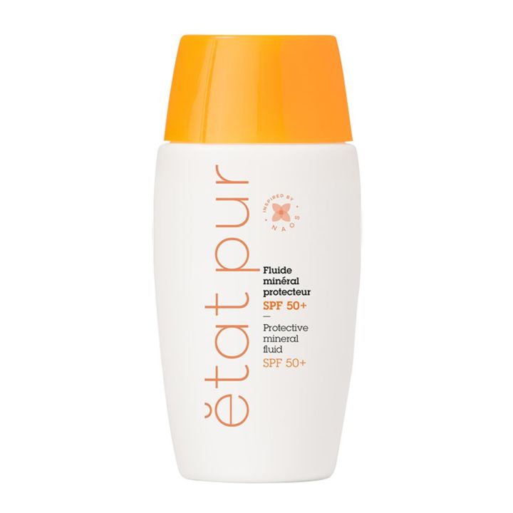 Fluide min&eacute;ral protecteur solaire SPF50+ Etat Pur - flacon de 40ml