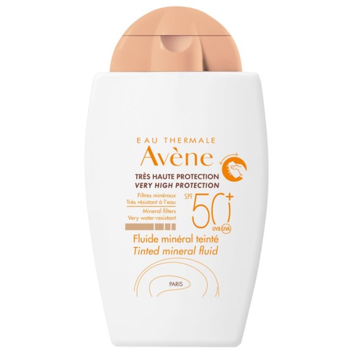 Fluide min&eacute;ral teint&eacute; SPF50+ Av&egrave;ne - flacon de 40 ml
