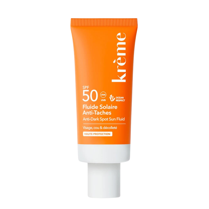Fluide solaire anti taches SPF 50 Kr&egrave;me - tube de 40ml