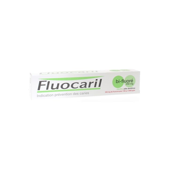 Fluocaril bi-fluor&eacute; 250 mg menthe p&acirc;te dentifrice - tube de 75 ml