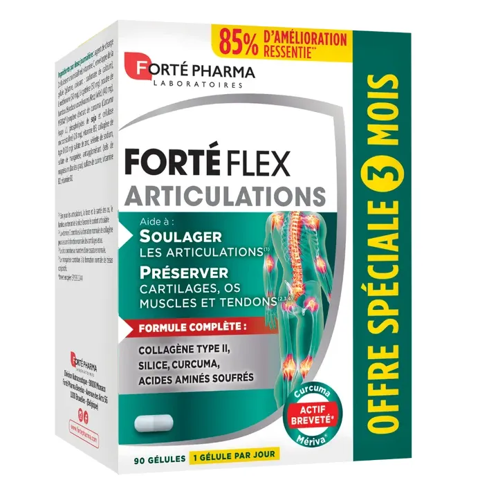 Fort&eacute; Flex articulations Fort&eacute; Pharma - boite de 90 g&eacute;lules