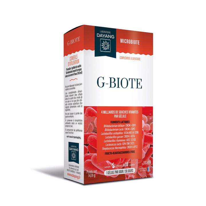 G-Biote microbiote Dayang - bo&icirc;te de 30 g&eacute;lules