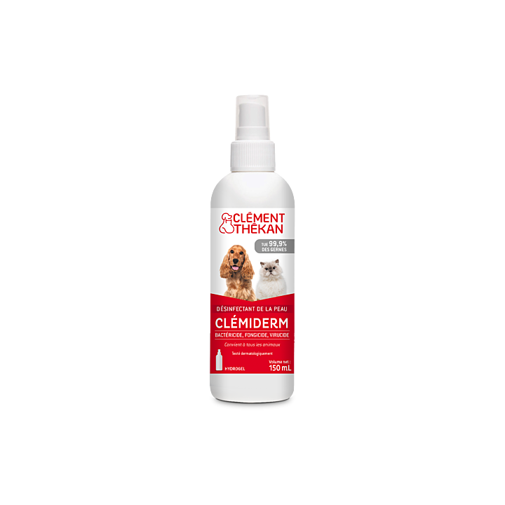 Cl&eacute;miderm d&eacute;sinfectant de la peau Cl&eacute;ment Th&eacute;kan - spray de 150ml