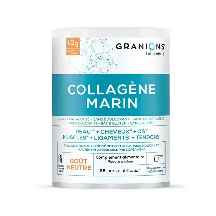 Collag&egrave;ne marin go&ucirc;t neutre Granions - pot de 258g