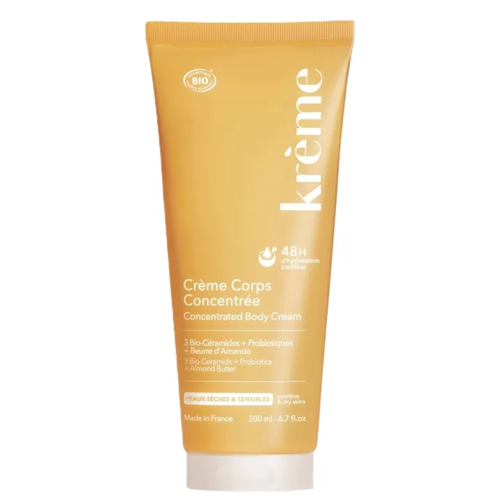 Cr&egrave;me corps concentr&eacute;e Kr&egrave;me - tube de 200ml