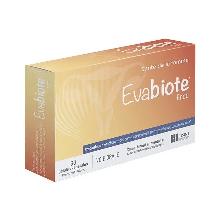 Evabiote Endo Besins Healthcare - boite de 30 g&eacute;lules