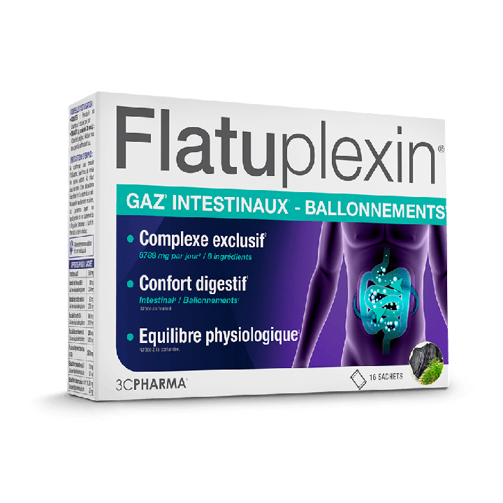 Flatuplexin 3C Pharma - bo&icirc;te de 16 sachets