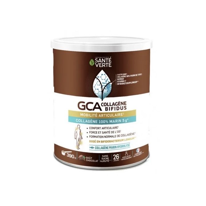 GCA Collag&egrave;ne bifidus Sant&eacute; Verte - pot de 390g