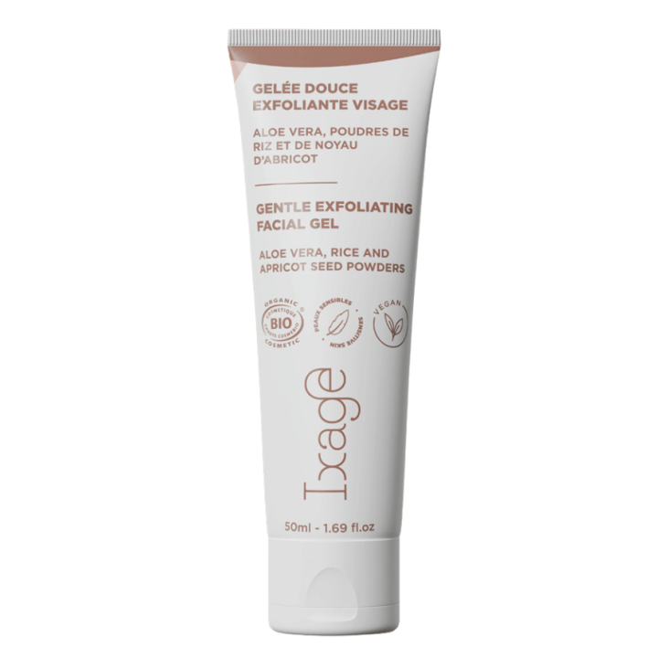 Gel&eacute;e douce exfoliante visage Ixage - tube de 50ml
