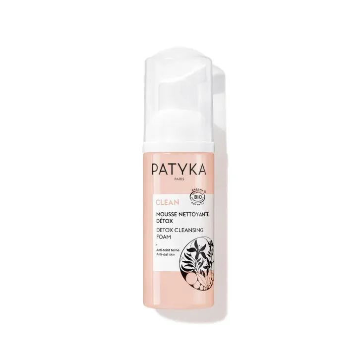 Mousse nettoyante d&eacute;tox bio Clean Patyka - flacon-pompe de 50ml