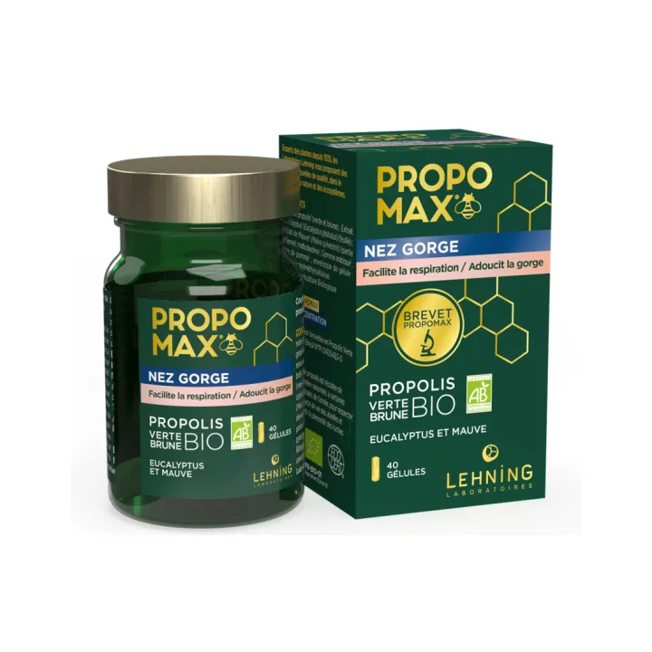 Propomax nez gorge Lehning - pot de 40 g&eacute;lules