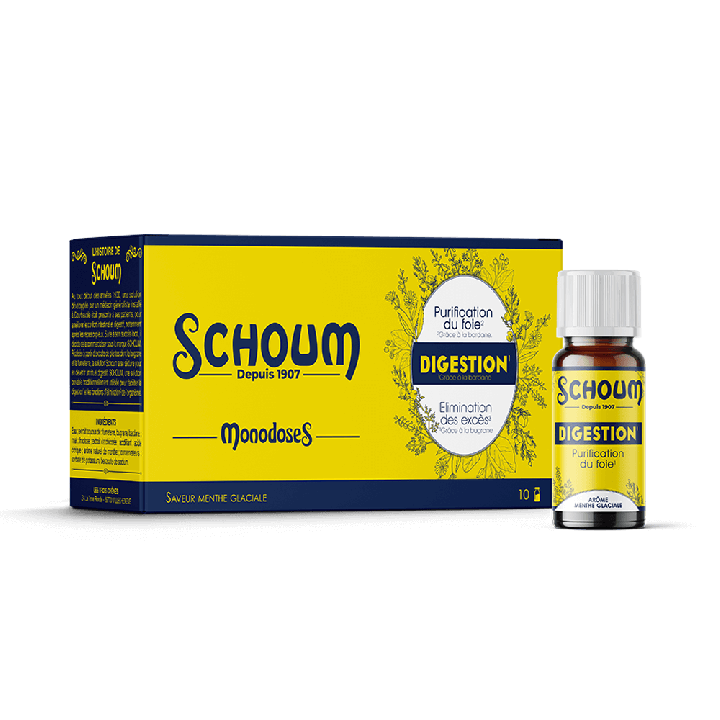 Schoum digestion Les Trois Ch&ecirc;nes - boite de 10 monodoses de 15ml