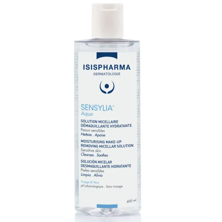 Sensylia solution micellaire d&eacute;maquillante hydratante Isispharma - flacon de 400ml