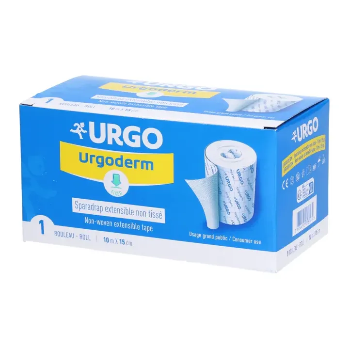 Urgoderm sparadrap extensible non tiss&eacute; Urgo - rouleau 10mX15cm
