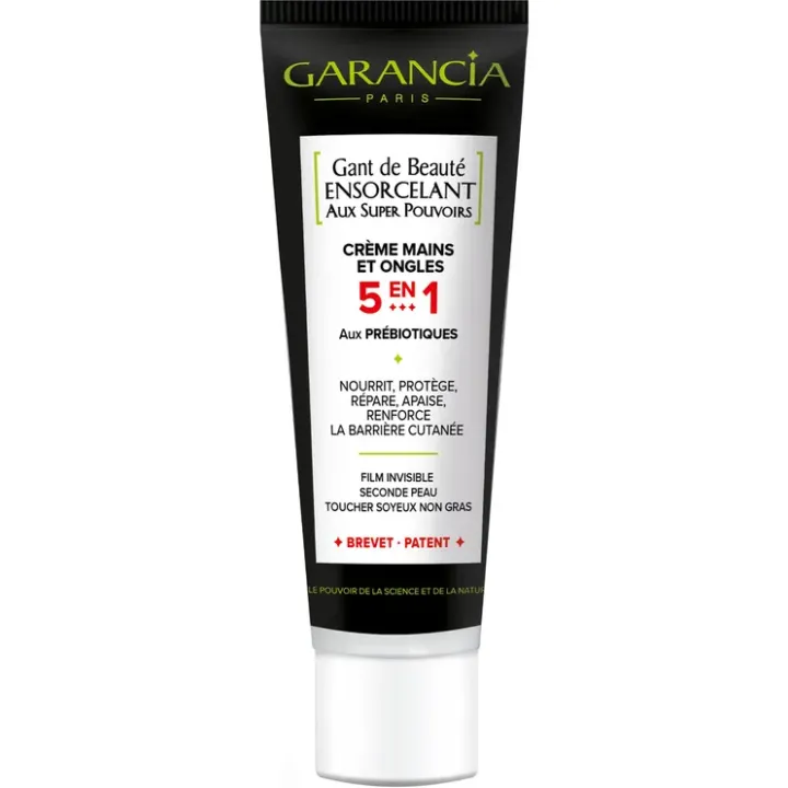 Gant de Beaut&eacute; Ensorcelant Cr&egrave;me mains et ongles 5 en 1 Garancia - tube de 50ml