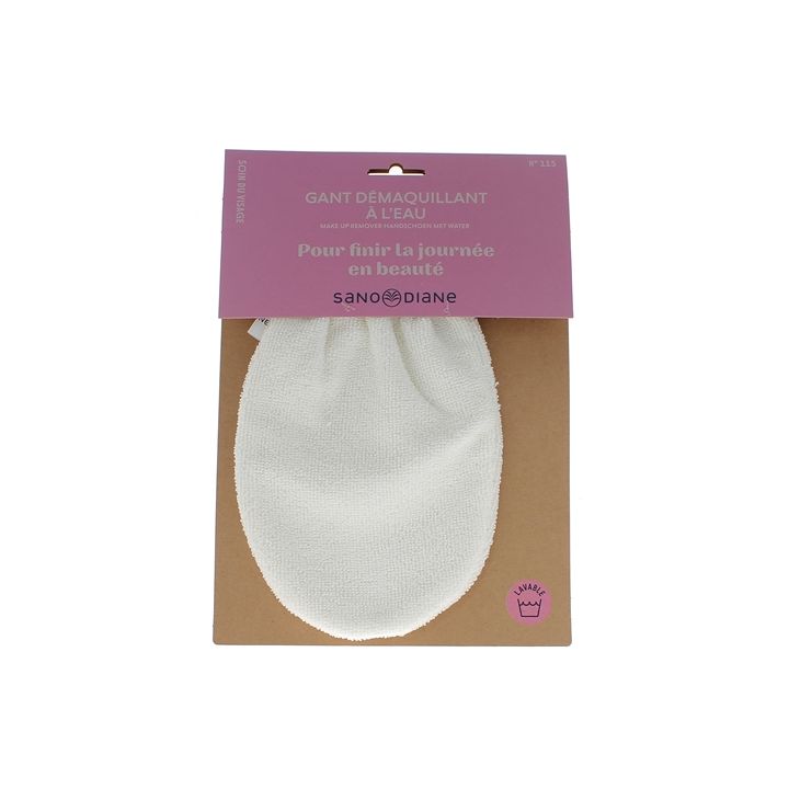 Gant d&eacute;maquillant &agrave; l'eau Sanodiane - un gant