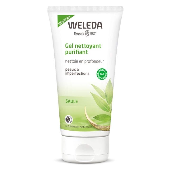 Gel Nettoyant Purifiant peaux &agrave; imperfections Weleda - tube de 100 ml